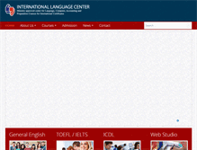 Tablet Screenshot of languagecenter.me