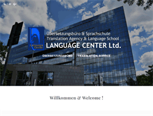 Tablet Screenshot of languagecenter.de